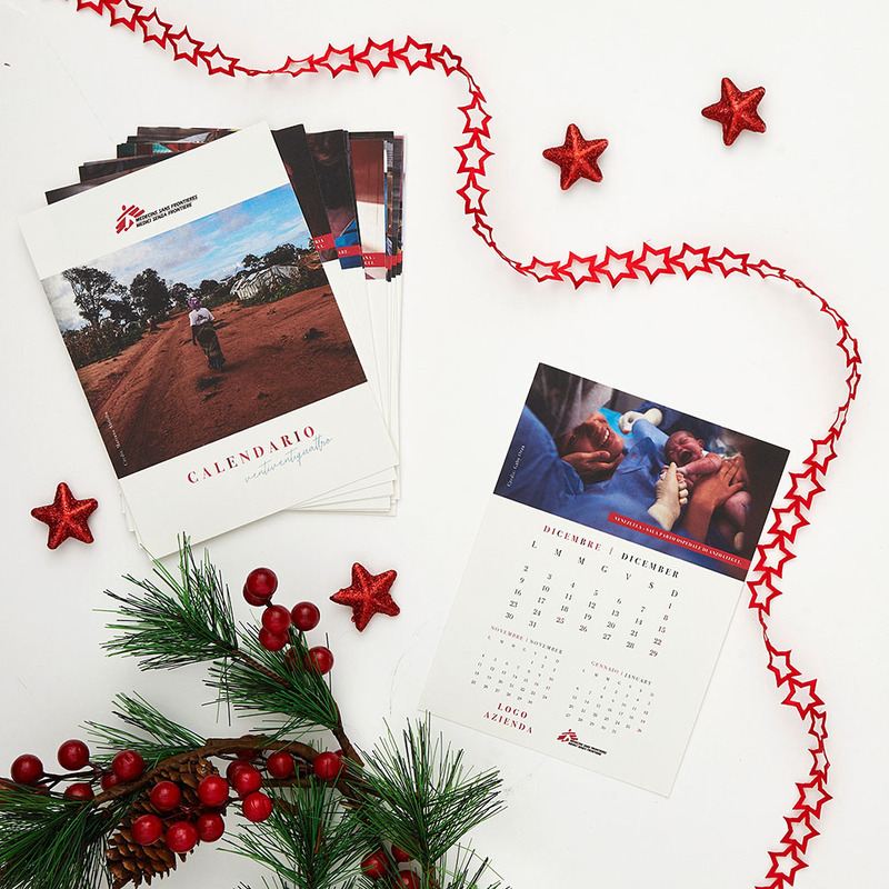 Regali aziendali Calendario solidale da tavolo 2025