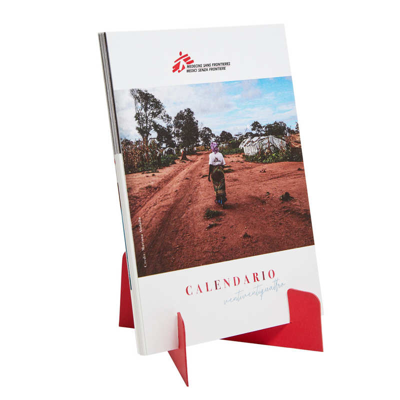 Regali aziendali Calendario solidale da tavolo 2025