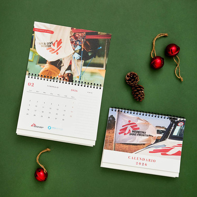 Calendario solidale da tavolo 2026